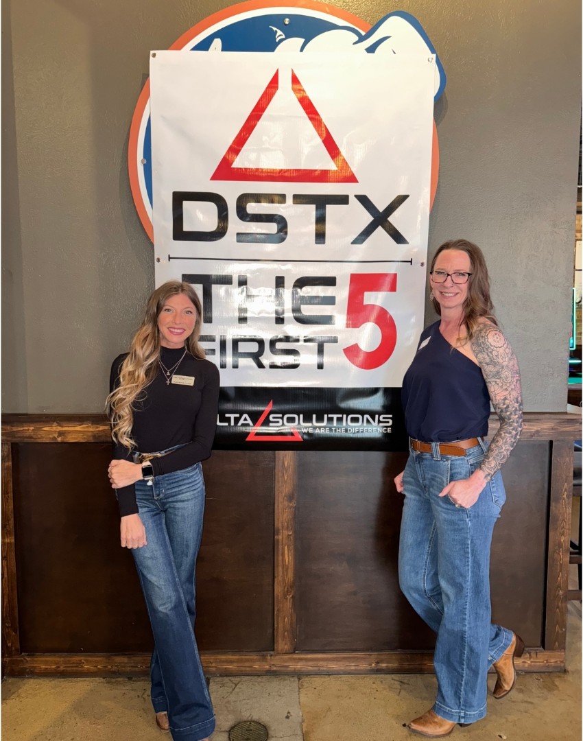 Delta Solutions team members at the DSTX First 5 milestone celebration