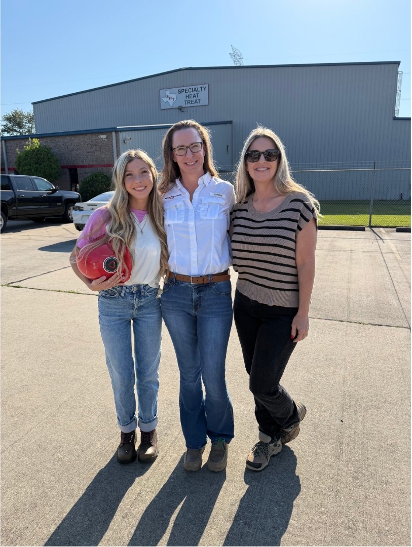 Delta Solutions team members outside a Specialty Heat Treat facility